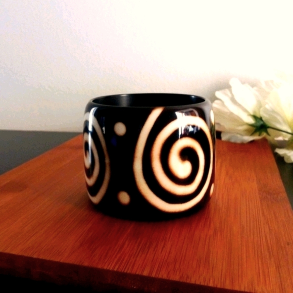 1PC Beautiful African Batik Bangle Bracelet - Picture 2 of 9